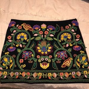 ZARA PATTERNED SKIRT- SIZE XS. Excellent condition